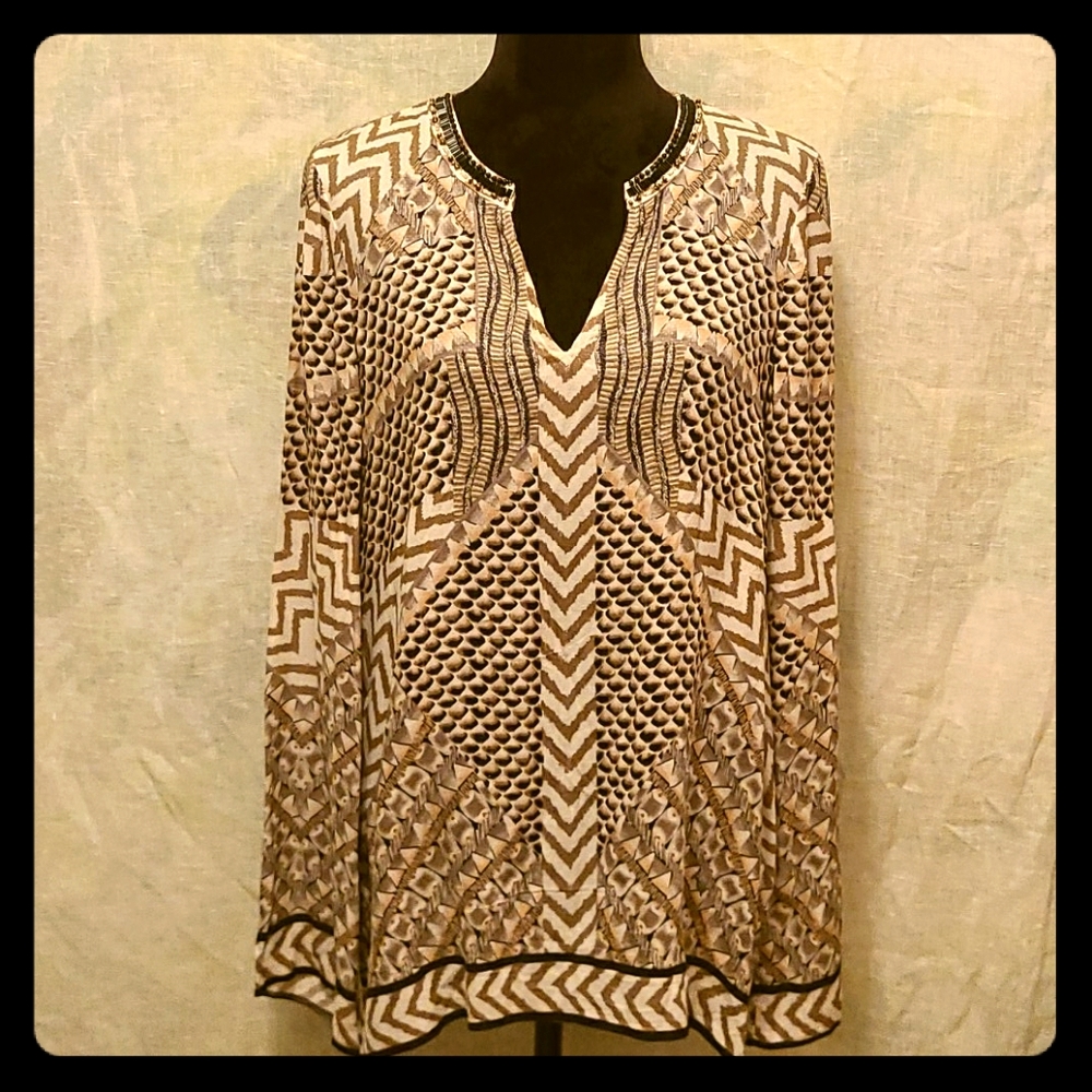 Flowy Tribal / Boho Hale Bob Tunic